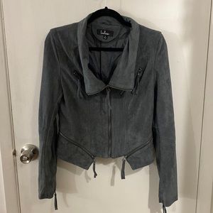 Faux suede Moto  jacket